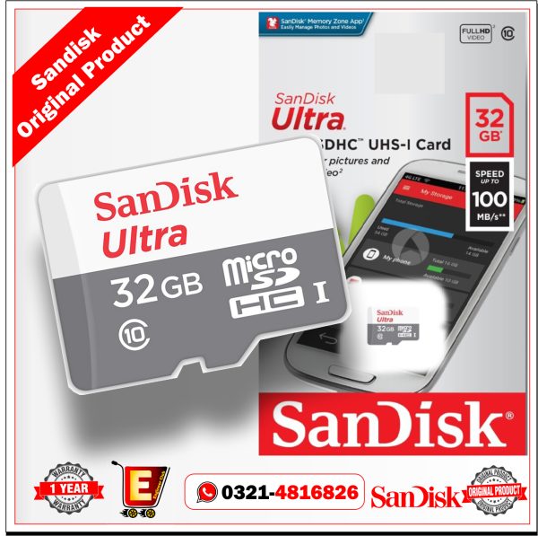 Sandisk 32 GB memory card price in pakistan lahore