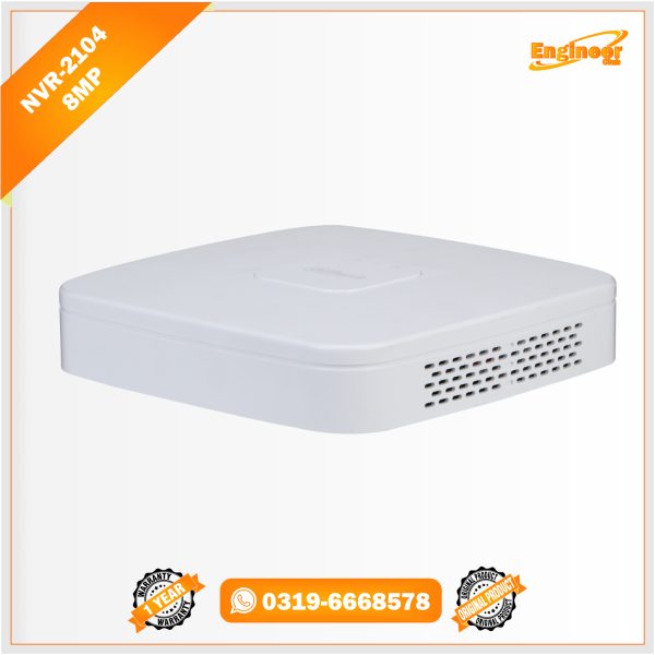 Dahua NVR 4 channels-2104 price in Pakistan Lahore