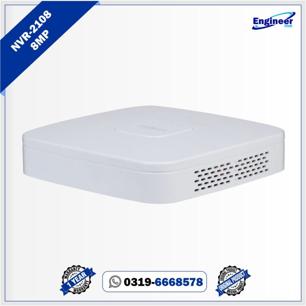 Dahua 8 channels nvr price in lahore pakistan-NVR 2108