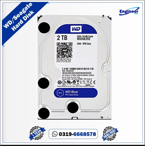 Seagate WD 2000 GB Hard disk price in pakistan lahore