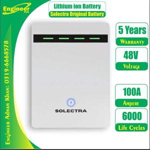 Lithium Battery Price in Pakistan Solectra 48V 100Ah 6000 Cycle