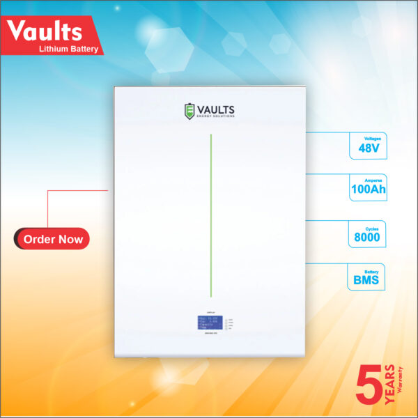Lithium Battery Price in Pakistan Vaults 48v 100Ah 8000 Cycle 1