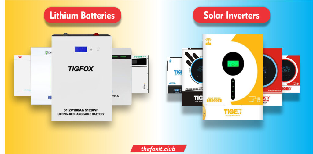 Engineer club lithium batteries, solar inverters
